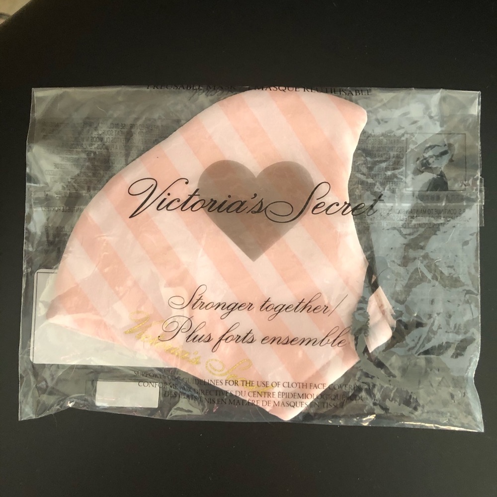 New Victoria Secret iconic signature striped Mask - Picture 7 of 13